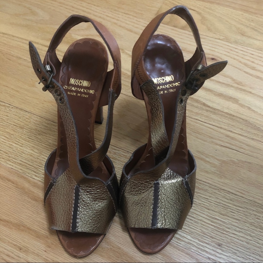 Bronze heels